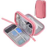 Pink Pouches Caoodkdk Electronic Organizer Travel Cable Accessories Bag