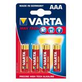 Alkaline - Batteries - Camera Batteries Batteries & Chargers Varta AAA Max Tech 4-pack