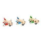 Small Foot Outdoor Toys Small Foot Wooden Pull-back Plane per piece Fjernlager, 5-6 dages levering