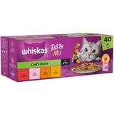 Whiskas cat food Whiskas Adult Cat Wet Food Pouches Tasty Mix Veg Chef's Choice Gravy 85g wilko