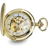 Pocket Watches Charles hubert satin gold-finish white pocket