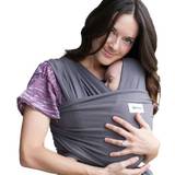 Machine Washable Baby Wraps Sleepy wrap baby carrier dark grey stretchy ergo sling from newborns to 35lbs