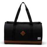 Herschel Duffle Bags & Sport Bags Herschel Supply CO Black/saddle Brown Heritage Recycled-polyester Duffle bag