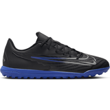 Faux Leather Football Shoes Nike Phantom GX Club Turf - Black/Hyper Royal/Chrome