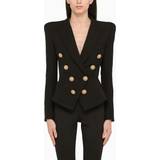 Blazers on sale Balmain Belted jacket with buttons
