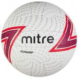 Mitre Football Mitre Netball Ultragrip Rubber White/Purple/Red