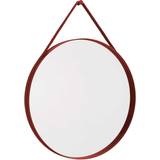 Hay Strap Red Wall Mirror 70cm