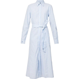 Polo Ralph Lauren Dresses Polo Ralph Lauren Linen & Cotton Blend Midi Dress - Blue
