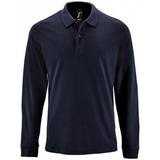 Viscose Polo Shirts Sols Perfect Long Sleeve Pique Shirt