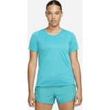 Blue - Women T-shirts Nike Dri-Fit Fast Running Shirts Women Turquoise