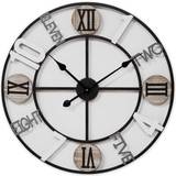 Hometime Cut Out Metal Mixed Dial 62.5cm Wall Clock