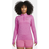 Nike Women's Element 1/2-Zip Running Top in Pink, CU3220-623 Pink