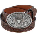 Equestrian Belts Ariat boy's tooled western belt with removable buckle