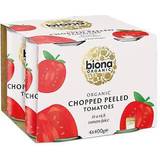 Canned Food Biona Organic Chopped Tomatoes Multipack 400gx4