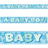 Unique A Baby Boy 12ft Holographic Foil Banner