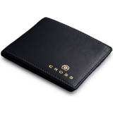 Cross authentic men's luxury houston slim leather wallet black great gift