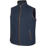 Blue - Men Vests Woodhall Fleece Gilet - Navy