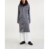 Grey - Women Rain Jackets & Rain Coats Rains Longer Jacket Metallic Grey