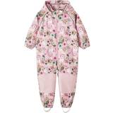 Elastane Soft Shell Overalls Name It Alfa Softshell Suit - Pink Nectar (13209579)