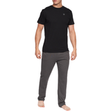 Black - Men Sleepwear Duck and Cover Radovan Loungewear Set - Black
