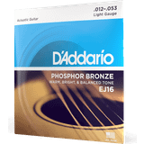 Phosphor Bronze Strings D'Addario EJ16