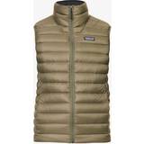 Patagonia Men Vests Patagonia Mens Basin Green Padded Brand-patch Recycled-nylon Down Gilet