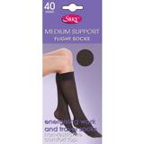 Clothing Silky Support Flight Socks One Black