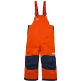 Recycled Materials Outerwear Trousers Helly Hansen Kid's Rider 2 Insulated Ski Bib - Neon Orange (40342-278)