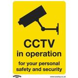 Workplace Signs Sealey Worksafe SS40V10 Warning Sign CCTV