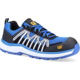 Men Work Shoes Caterpillar Charge Safety Trainer Shoes Blue