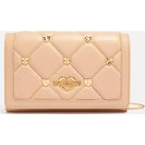 Love Moschino Handbags Love Moschino Women's Heart Quilted Crossbody Bag Cream