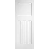 Single Door Interior Doors on sale LPD DX Style Primed 4P Interior Door L (x198.1cm)