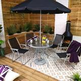 Garden Dining Chairs Garden & Outdoor Furniture Samuel Alexander 4 Garden Parasol Patio Dining Set