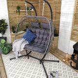 Grey Outdoor Hanging Chairs Garden & Outdoor Furniture Samuel Alexander Luxury 2 Egg