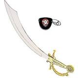 Weapons Accessories Widmann Pirate Sword With Eyepatch Swords Novelty Toy Weapons & Armour for Fancy Dress Costumes Accessory