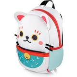 White School Bags Puckator maneki neko neoprene rucksack backpack school gift