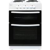 60cm - Electric Ovens Cast Iron Cookers Haden HEST60W Cavity White