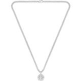 Men Jewellery Hugo Boss North Compass Pendant Necklace - Silver