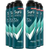 Sure Toiletries Sure Men Anti-Perspirant 72H Nonstop Protection Sensitive Deodorant 250ml, 6