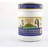 Blue Dry Shampoos Pride Of India - Herbal Indigo Indigofera Tinctoria Hair Color w/Gloves