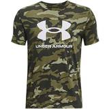 Camouflage Tops Under Armour Kids' Sportstyle Logo Printed Short Sleeve T-Shirt Camo