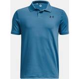 XS Polo Shirts Children's Clothing Under Armour Performance Polo Cosmic Blue/Midnight Navy YXS