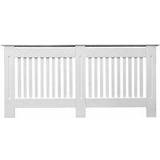 Jack Stonehouse Vertical Grill White Painted Radiator Cover Si