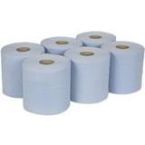 Cloths Sealey BLU150 Paper Roll Blue 2 Ply Embossed 150mtr Pack Of