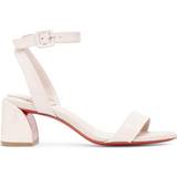 Pink Slippers & Sandals Christian Louboutin Miss Sabina light pink patent sandals