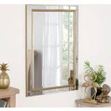 Gold Mirrors Yearn Yearn Soft Bevelled Wall Mirror