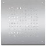 Qlocktwo Classic Stainless Steel 45cm Wall Clock