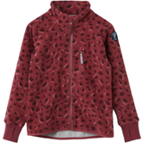Down jackets - Leopard Polarn O. Pyret Kids Waterproof Fleece Jacket - Pink