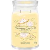 Beige Interior Details Yankee Candle Signature Vanilla Cupcake Large Double Wicks Wax Blend Scented Candle 567g