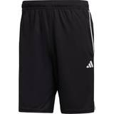 Adidas Shorts adidas Train Essentials Piqué 3-Stripes Shorts - Black/White